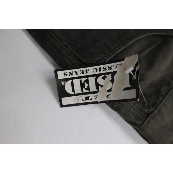 Deadstock Vintage 90s Streetwear Mens 33x34 Baggy Relaxed Skateboard Jeans Green - Picture 6 of 12